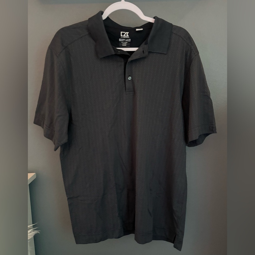 Cutter & Buck Black Men's Polo Shirt